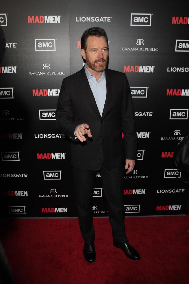 LOS ANGELES, MAR 14 - Bryan Cranston arrives at the Mad Men Season 5 Premiere Screening at the ArcLight Theaters on March 14, 2012 in Los Angeles, CA photo