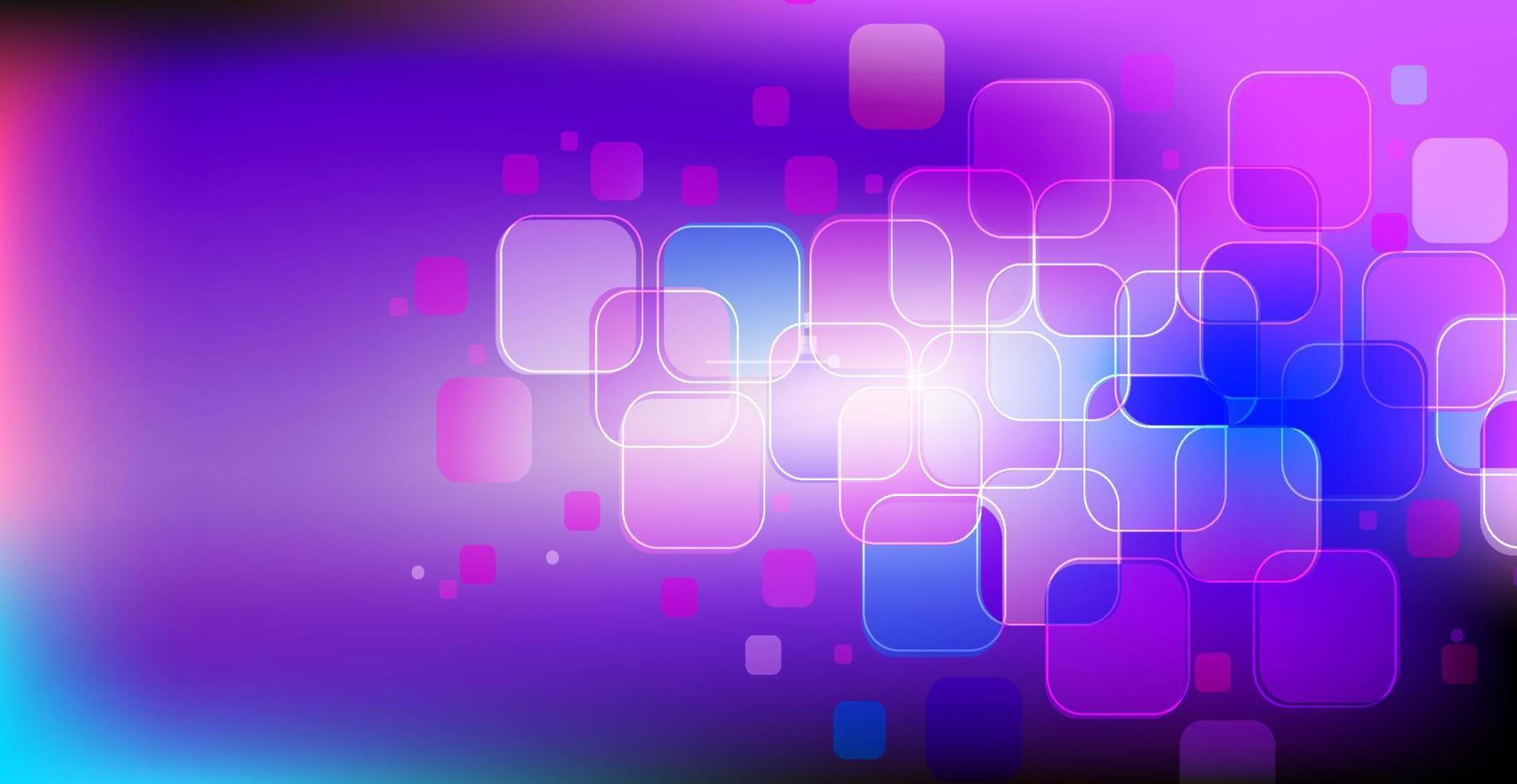 Luxury color background. Abstract multicolored gradient with dynamic squares. vector