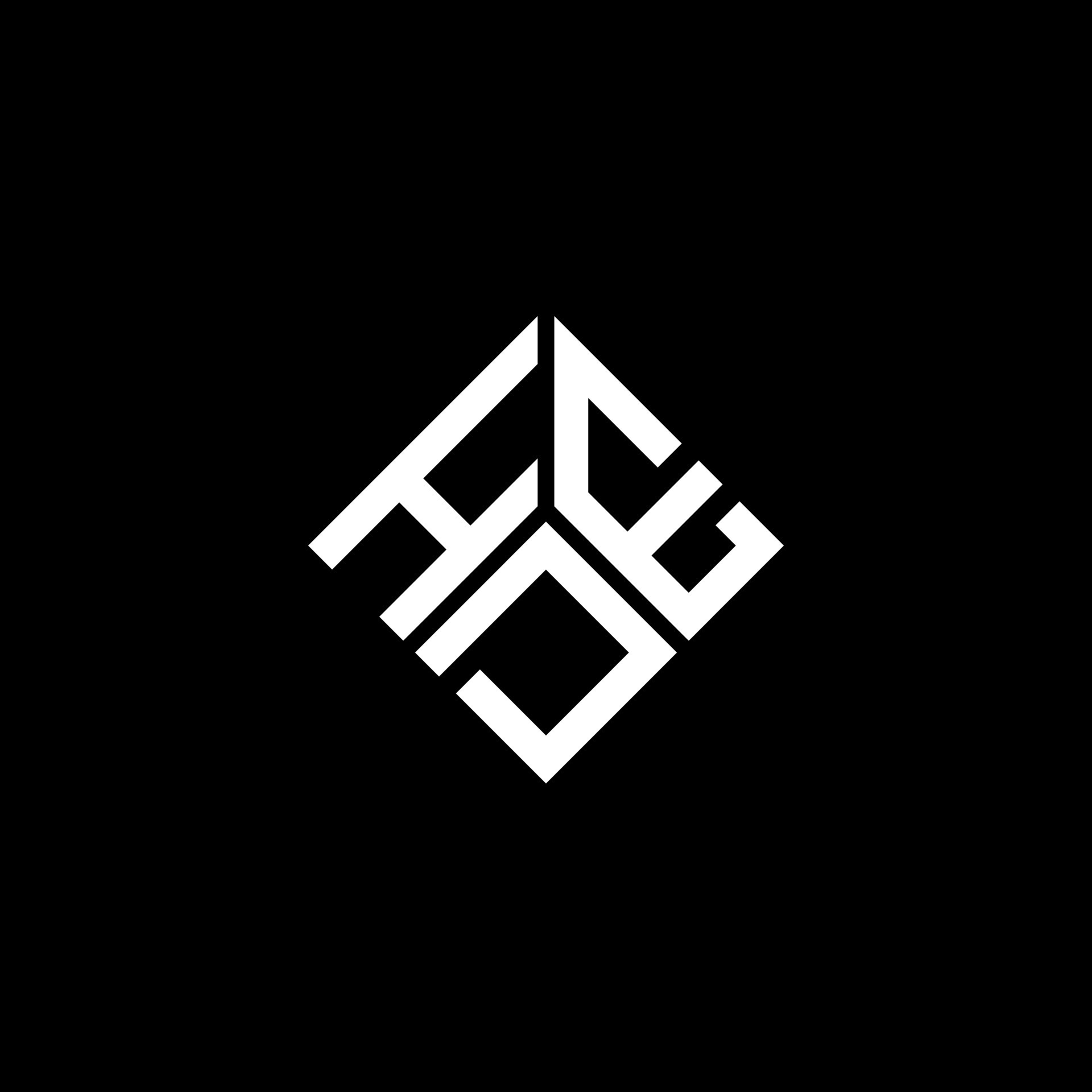 HDE letter logo design on black background. HDE creative initials ...