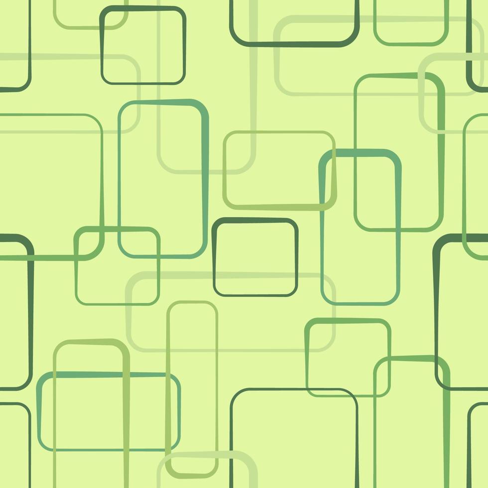 Green abstract,seamless rectangles pattern vector