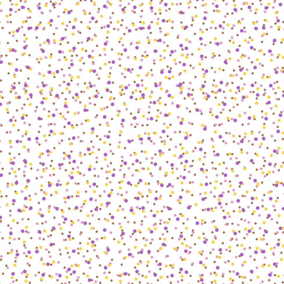 Pattern with small colored polka dots vector
