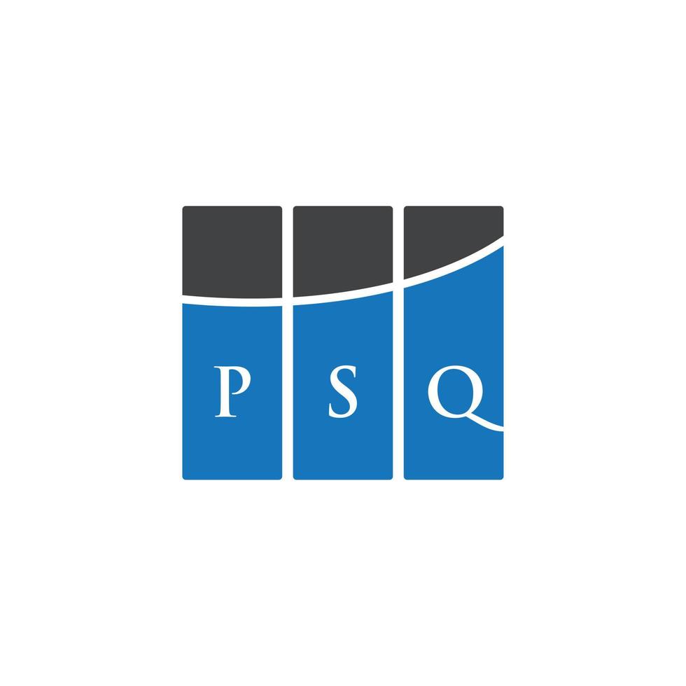 . PSQ letter design.PSQ letter logo design on WHITE background. PSQ creative initials letter logo concept. PSQ letter design.PSQ letter logo design on WHITE background. P vector
