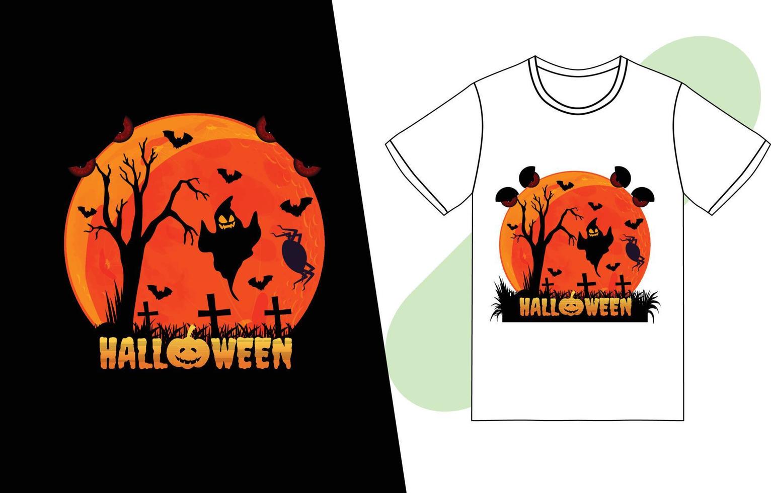 Halloween Day Scary Vector Design