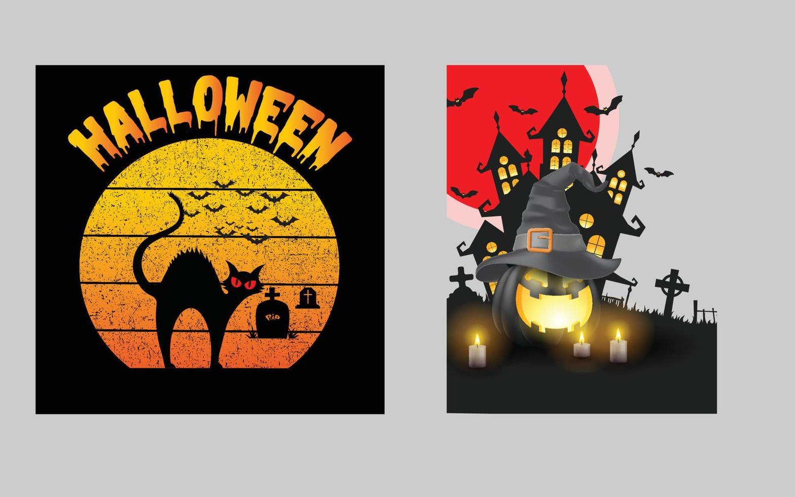 Halloween Day Scary Vector Design