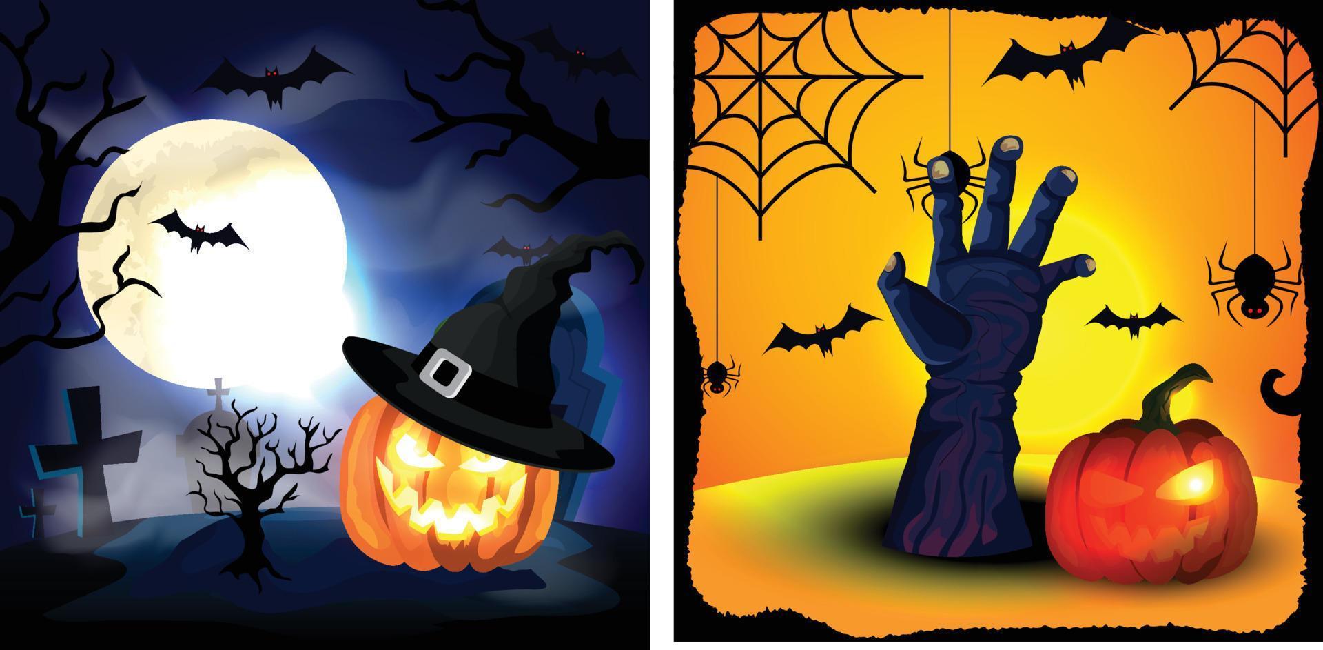 Halloween Day Scary Vector
