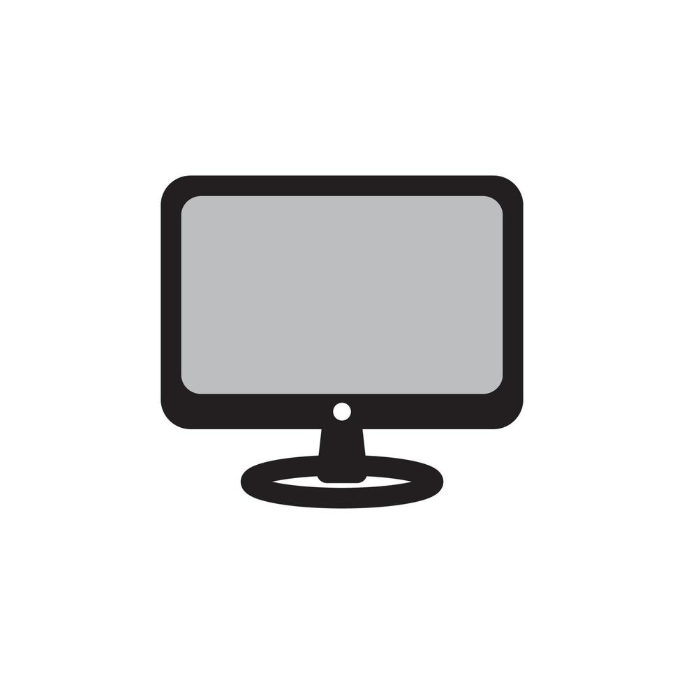 Monitor Icon EPS 10 vector