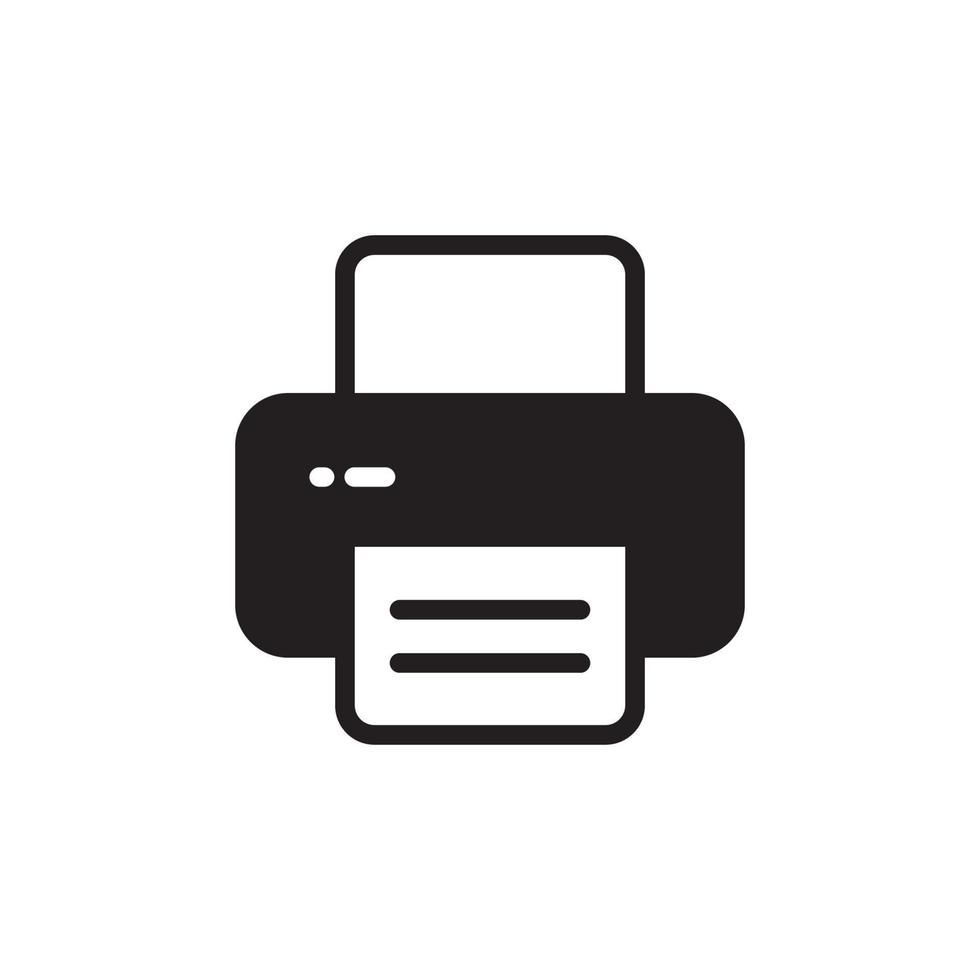 Printer Icon EPS 10 vector