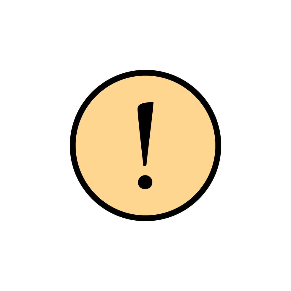 Exclamation Icon EPS 10 vector