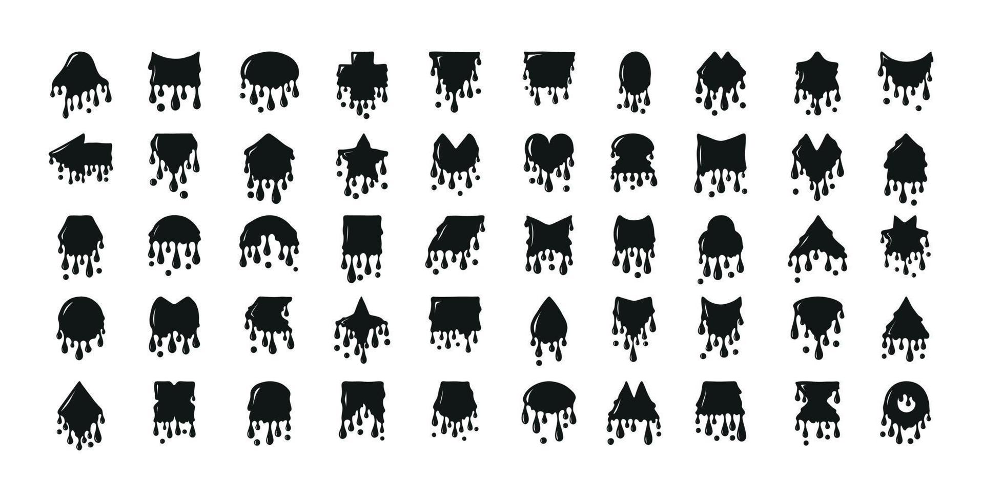 Forms with Smudges vector