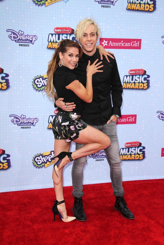 LOS ANGELES, FEB 25 - Allison Holker, Riker Lynch at the Radio DIsney Music Awards 2015 at the Nokia Theater on April 25, 2015 in Los Angeles, CA photo