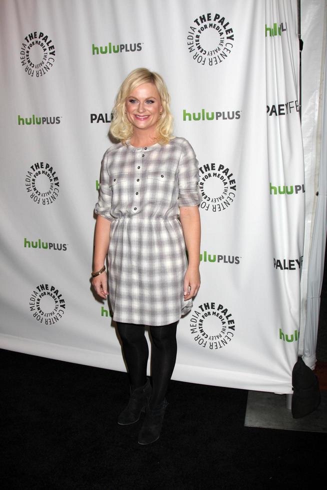 LOS ANGELES, MAR 6 - Amy Poehler arrives at the Parks and Recreation Panel at PaleyFest 2012 at the Saban Theater on March 6, 2012 in Los Angeles, CA photo