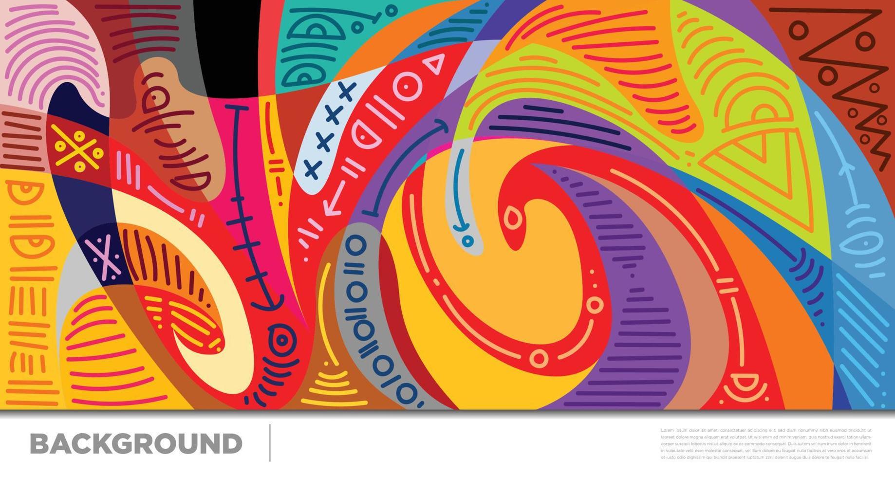 Abstract liquid shape. Fluid geometric design. Isolated gradient waves with geometric lines, dots, batik Indonesia pattern. Vector illustration.