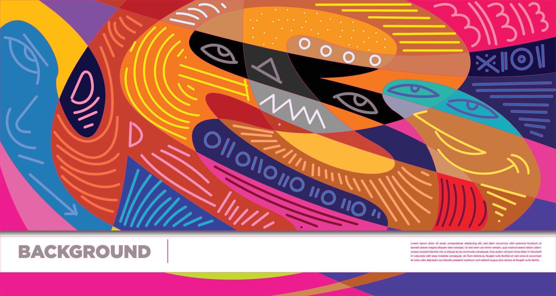 Abstract liquid shape. Fluid geometric design. Isolated gradient waves with geometric lines, dots, batik Indonesia pattern. Vector illustration.