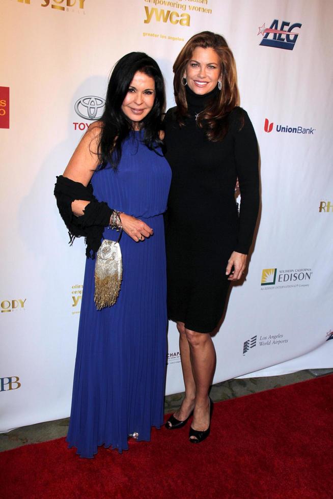 LOS ANGELES, NOV 8 - Maria Conchita Alonso, Kathy Ireland at the YWCA Greater Los Angeles Annual Rhapsody Ball at Beverly Hills Hotel on November 8, 2013 in Beverly Hills, CA photo