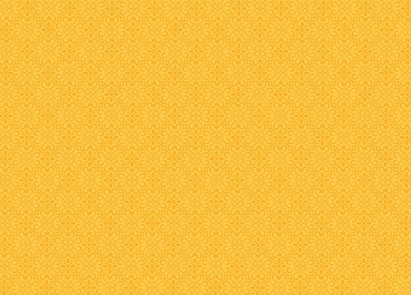 Yellow and Orange Pattern Seamless Decorate Background Image Vector
