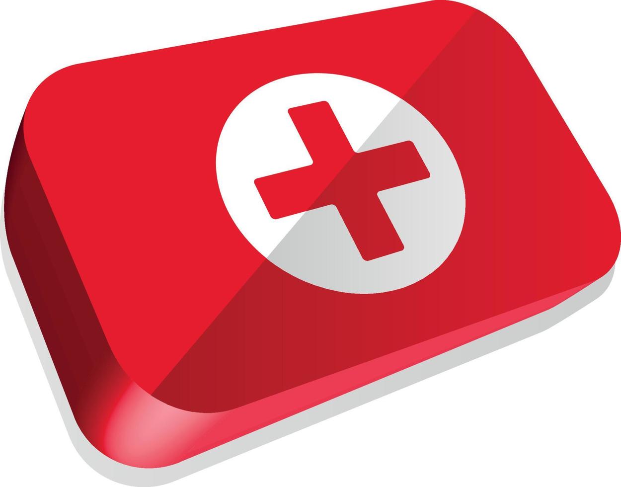 First aid kit vector