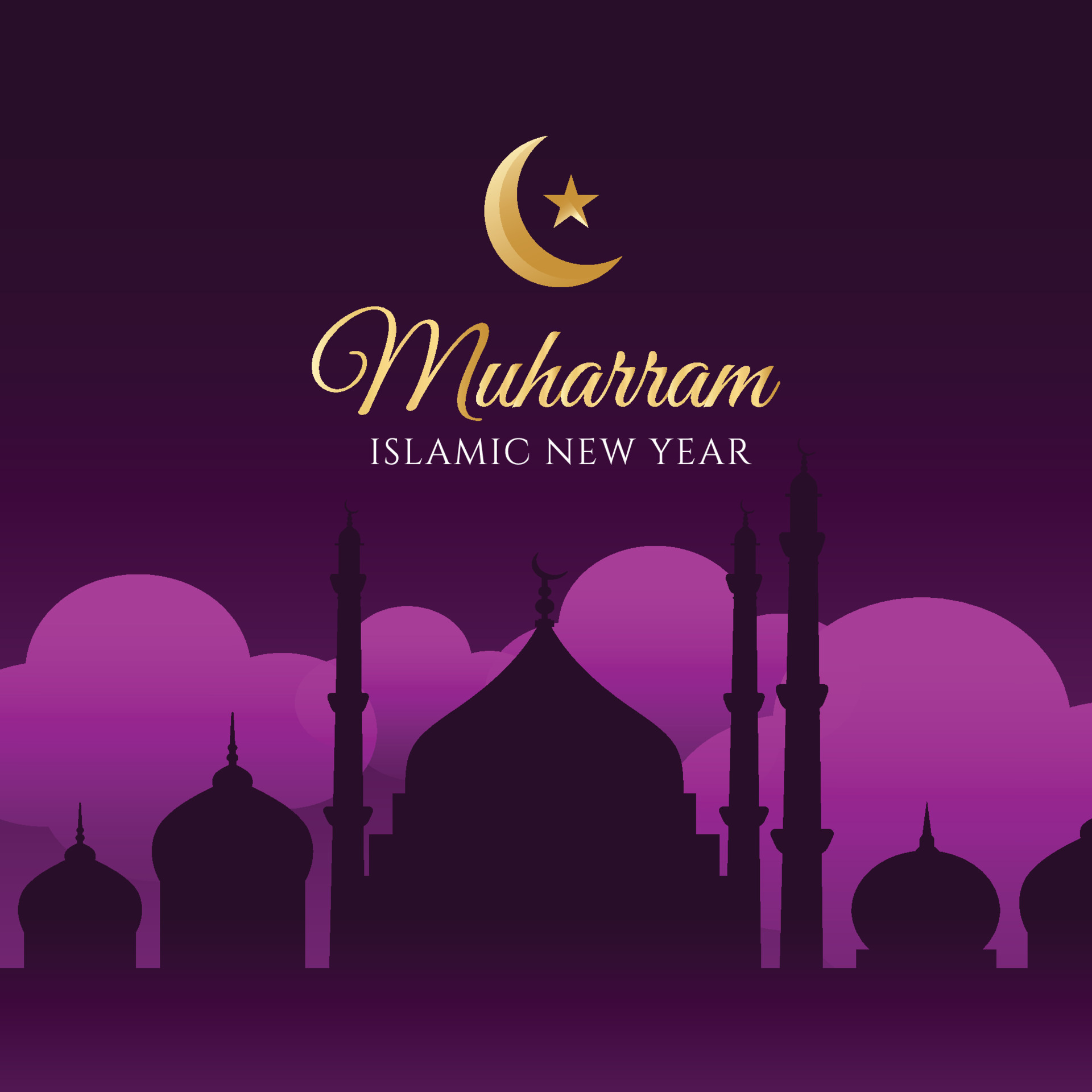 Muharram islamic new year 9536902 Vector Art at Vecteezy
