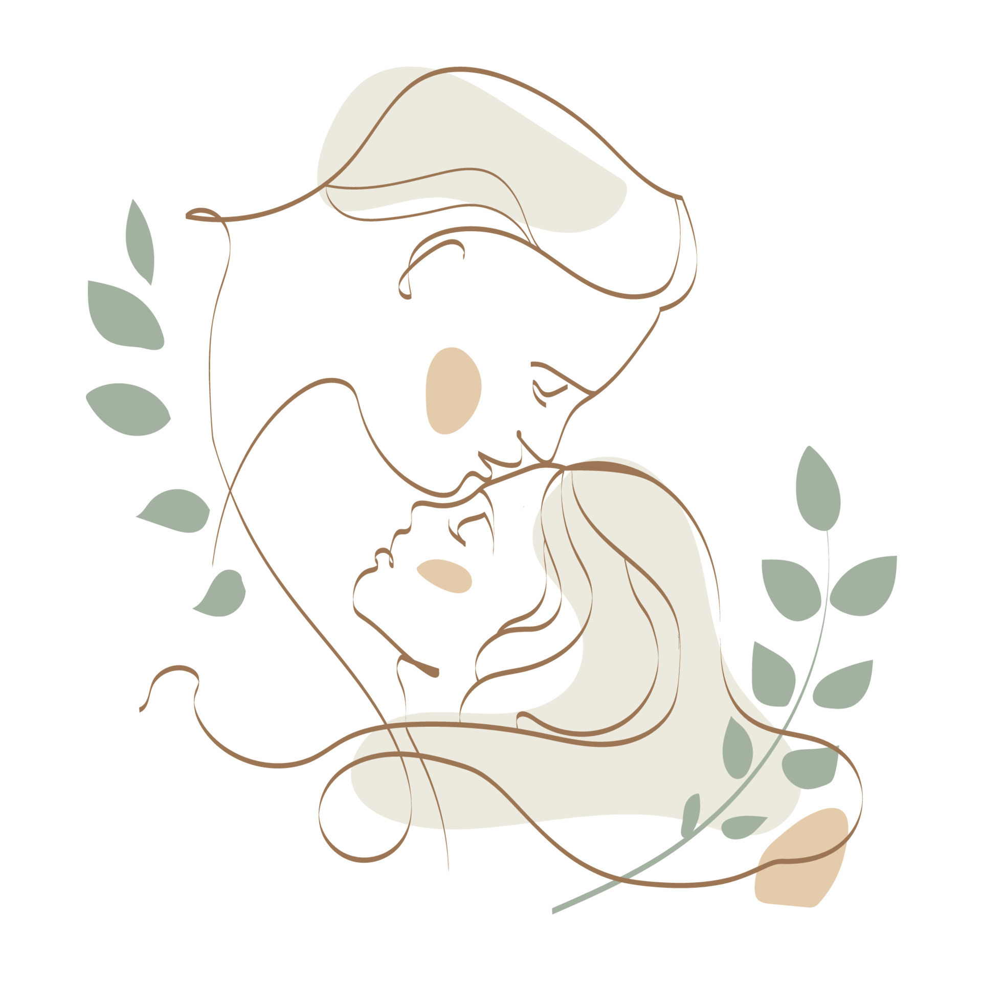 Premium Vector  Sketch of a young couple in love.line art in a minimalist  style.modern art.