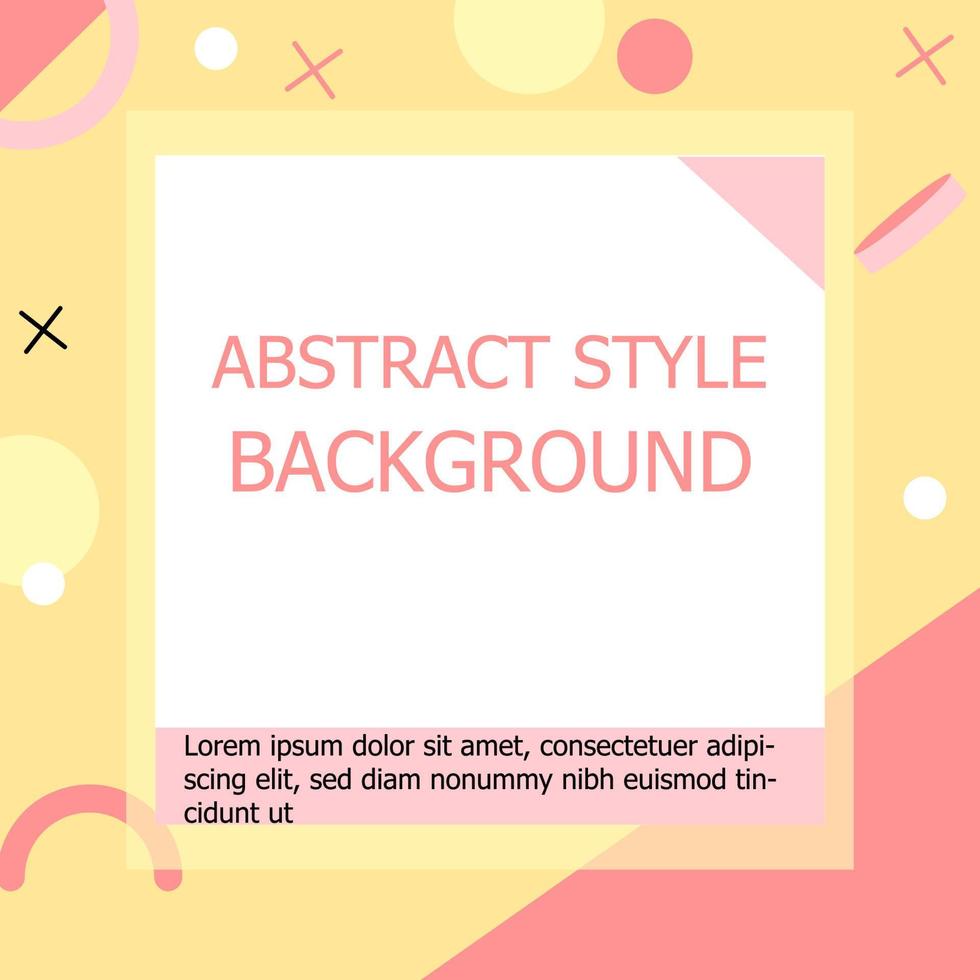 memphis abstract background vector