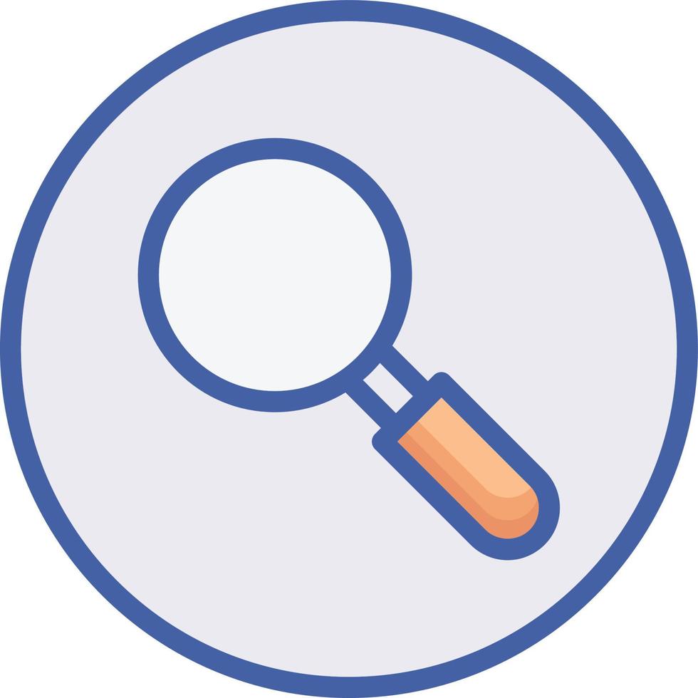 Magnifier Vector icon which is suitable for commercial work and easily modify or edit it