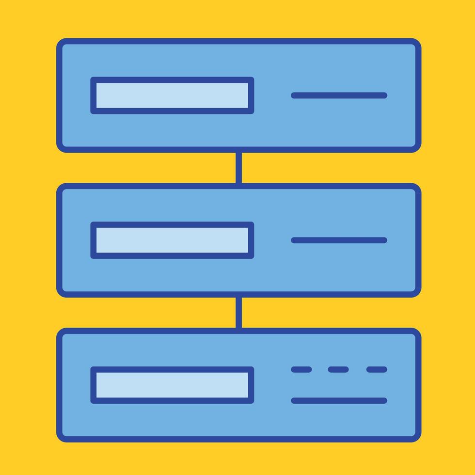 Server storage Vector icon that can easily modify or edit
