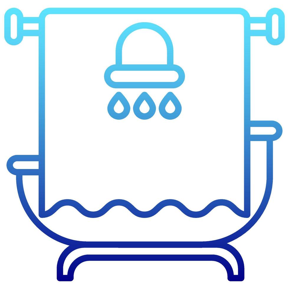 bathroom icon with transparent background vector