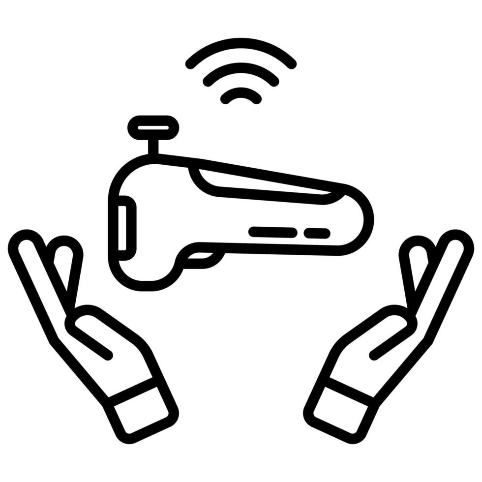 hand and controller gamepad vector