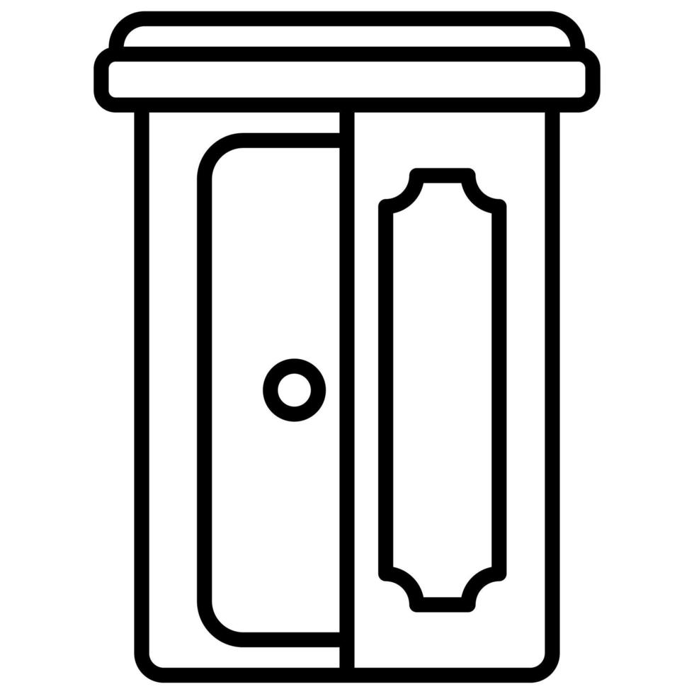 cupboard icon with transparent background vector