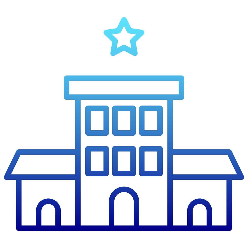 hotel rating icon with transparent background vector