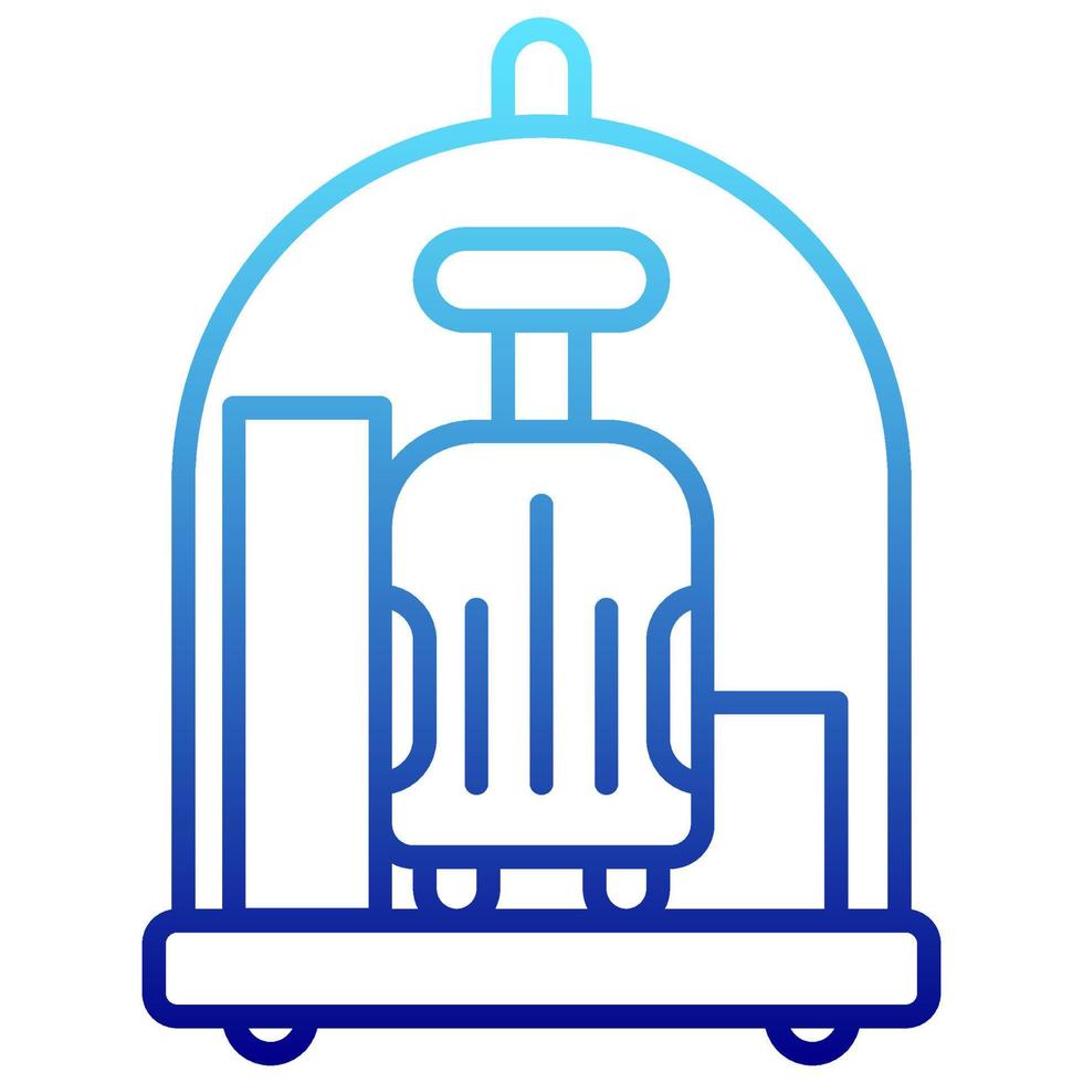 trolley icon with transparent background vector