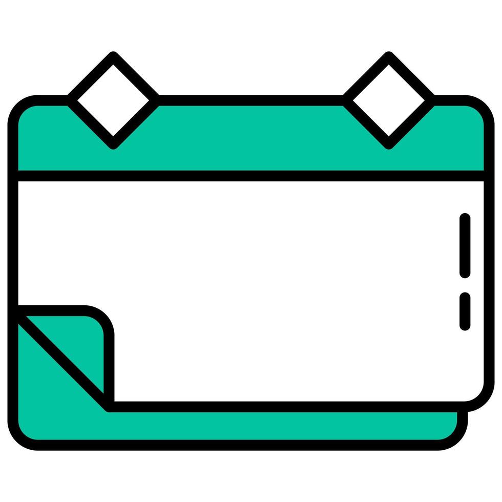 calendar and icon vector