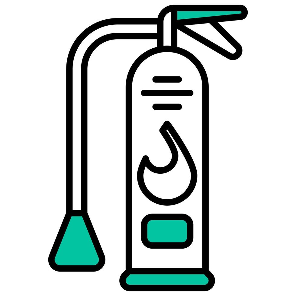 extinguisher icon with transparent background vector