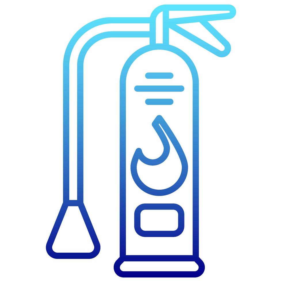 extinguisher icon with transparent background vector