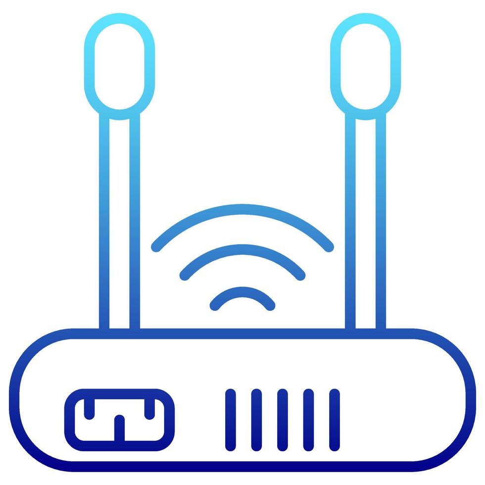 router internet icon with transparent background vector