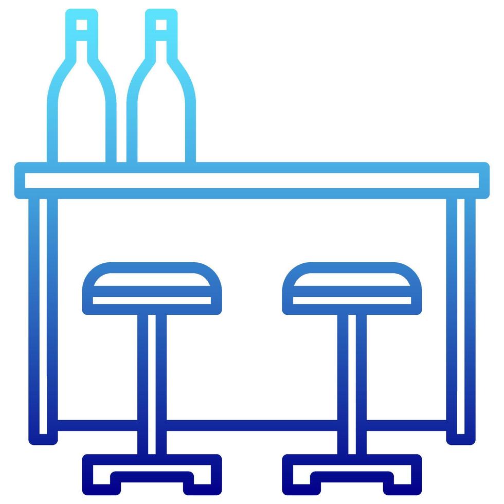 mini bar icon with transparent background vector