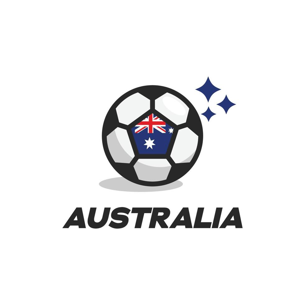 Australia Ball Flag vector