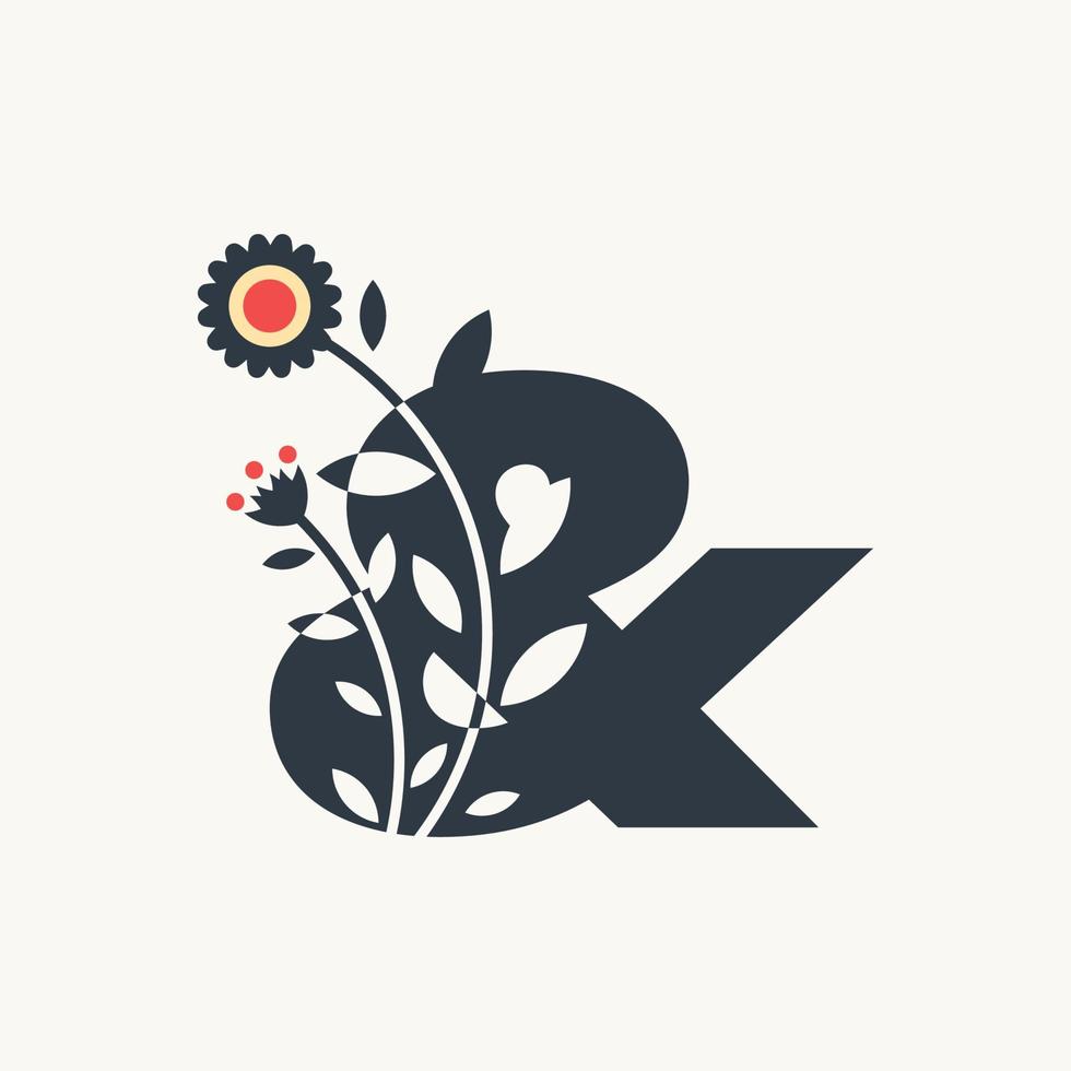 Symbol Flower Ampersand vector