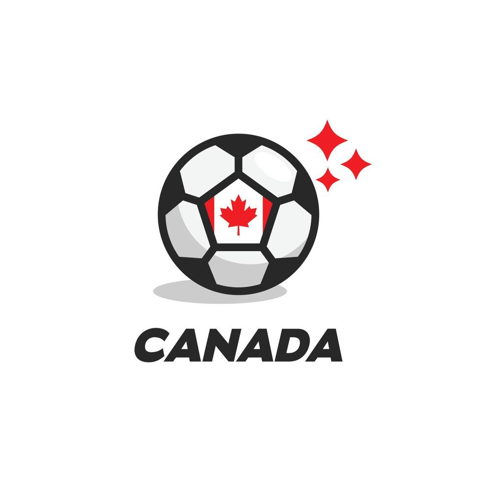 Canada Ball Flag vector