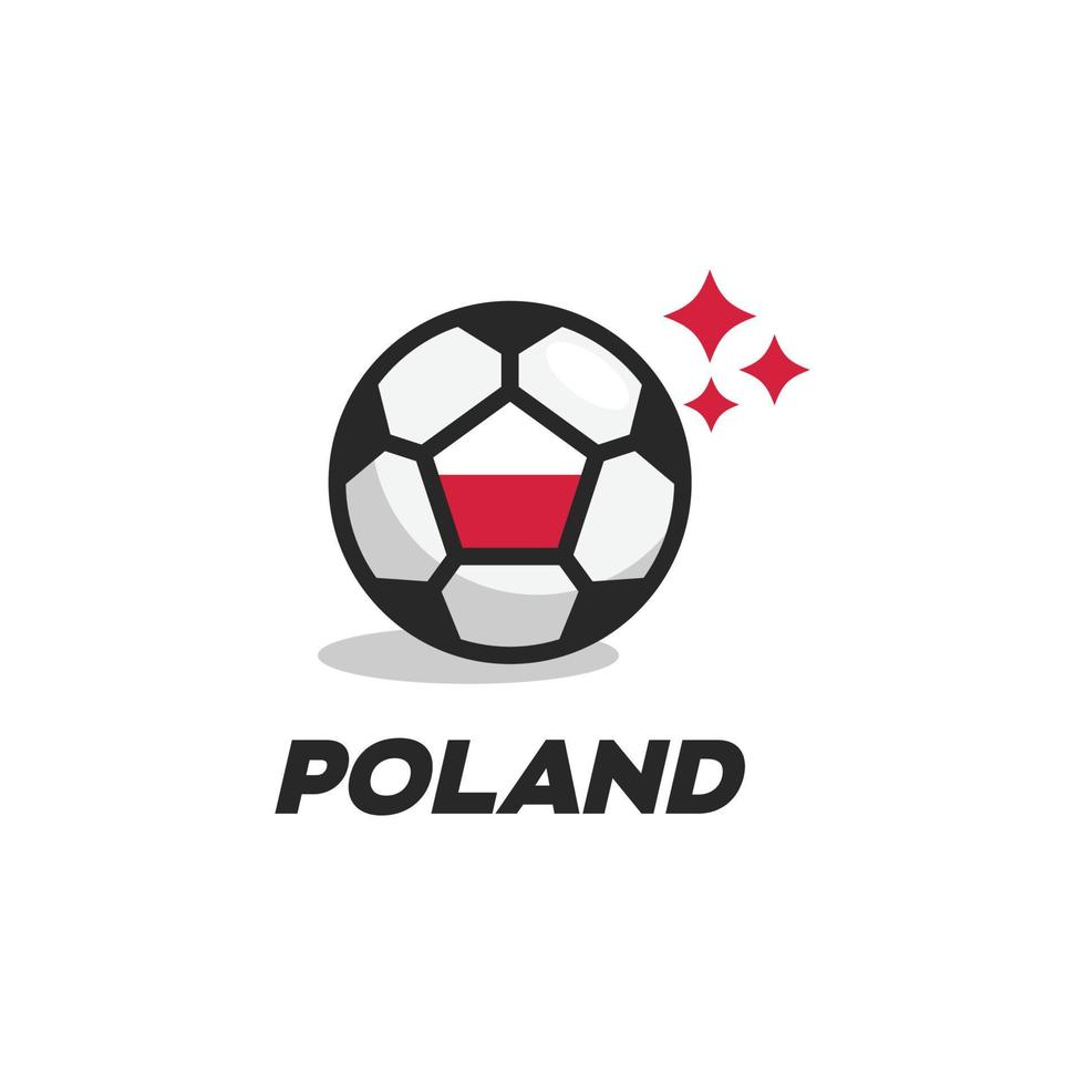 Poland Ball Flag vector