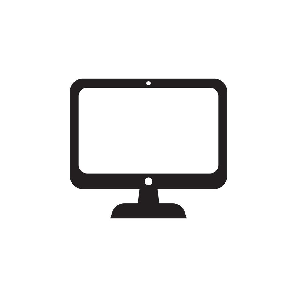 Monitor Icon EPS 10 vector