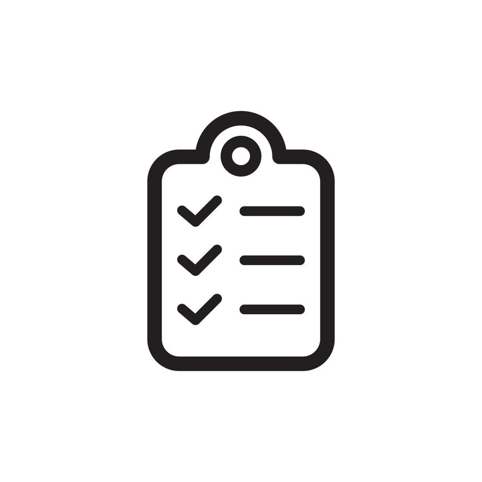 Clipboard Icon EPS 10 vector