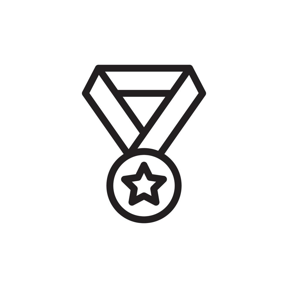 icono de medalla eps 10 vector