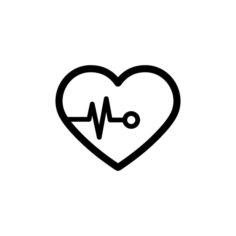 Heartbeat Icon EPS 10 vector