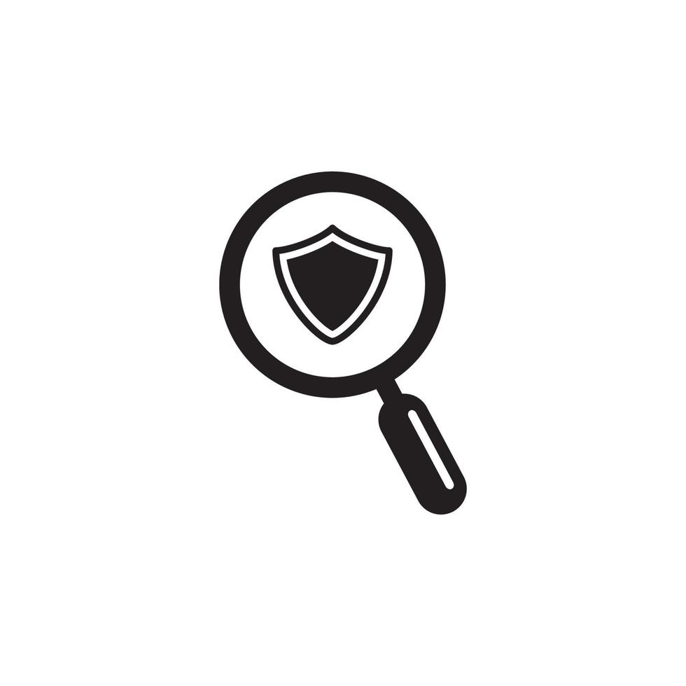 Magnifying Glass Icon EPS 10 vector