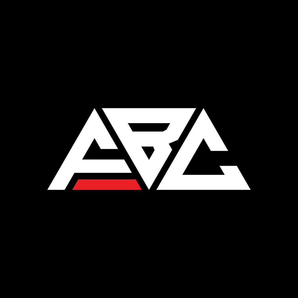 FBC triangle letter logo design with triangle shape. FBC triangle logo design monogram. FBC triangle vector logo template with red color. FBC triangular logo Simple, Elegant, and Luxurious Logo. FBC