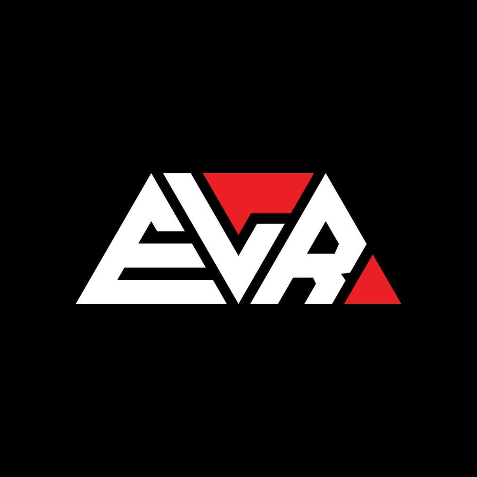 ELR triangle letter logo design with triangle shape. ELR triangle logo design monogram. ELR triangle vector logo template with red color. ELR triangular logo Simple, Elegant, and Luxurious Logo. ELR