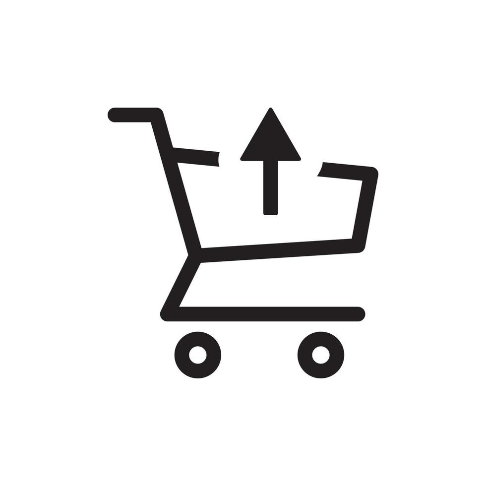 Shopping Cart Buy and Sell Icon EPS 10 vector