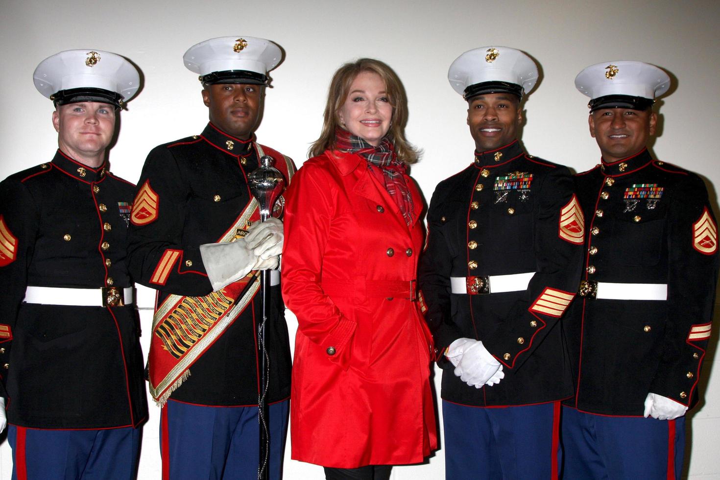 LOS ANGELES, NOV 30 - Marines, Deidre Hall at the 2014 Hollywood Christmas Parade at the Hollywood Boulevard on November 30, 2014 in Los Angeles, CA photo