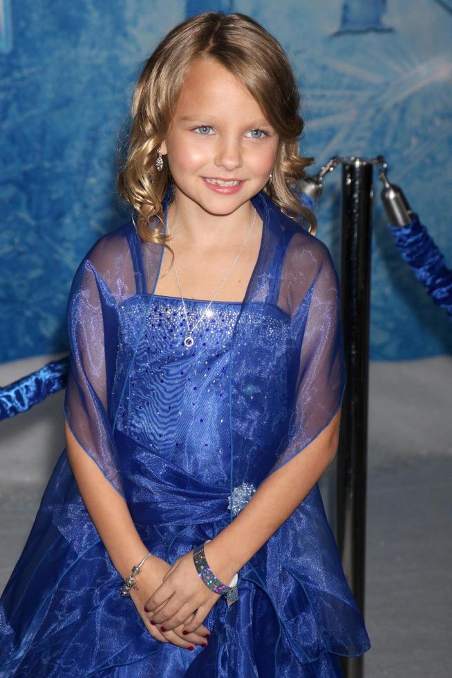 LOS ANGELES, NOV 19 -  Livvy Stubenrauch at the Frozen World Premiere at El Capitan Theater on November 19, 2013 in Los Angeles, CA photo