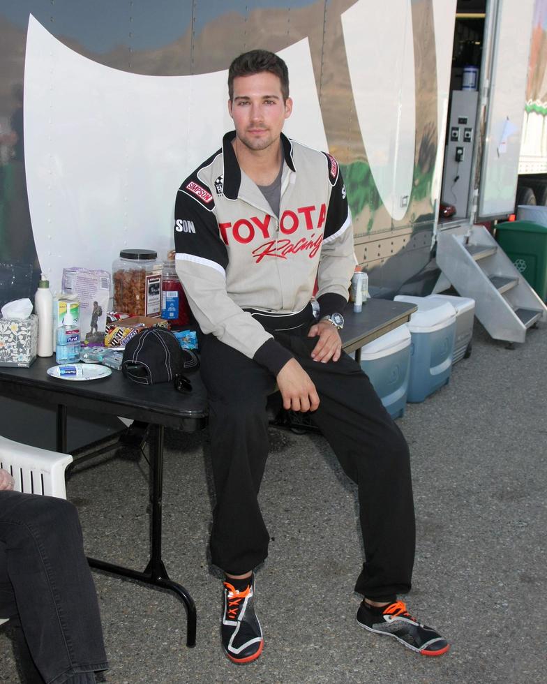 LOS ANGELES, FEB 21 -  James Maslow at the Grand Prix of Long Beach Pro Celebrity Race Training at the Willow Springs International Raceway on March 21, 2015 in Rosamond, CA photo